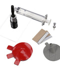 Windshield Crack Repair Kit For Cars With Nano Repair Fluid And Auto Glass Sealant, Quick Glass Restoration components displayed