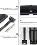 Heavy Duty Automatic Door Closer Kit With Soft Close Function showing adjustable mechanism and components for screen and storm doors.
