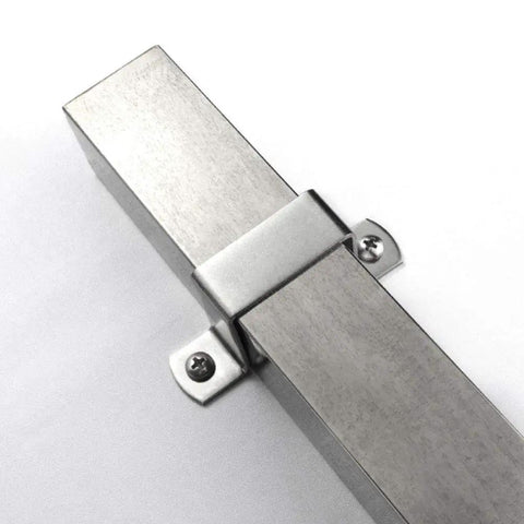 Tough As Nails Heavy Duty U Shape Connector Brackets For Strut Channel And Railing Mounts crafted from solid stainless steel, close-up view.