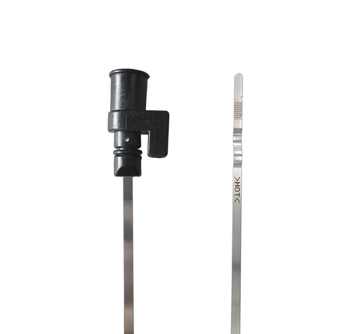 Transmission Dipstick ATF Level Gauge For CVT Systems Quick Check Fits Nissan Altima Rogue Sentra CVT Models 2013 Through 2018 Easy Read Dip Gauge For Confident Fluid Level Checks showing dual-end view with handle and dip gauge details.