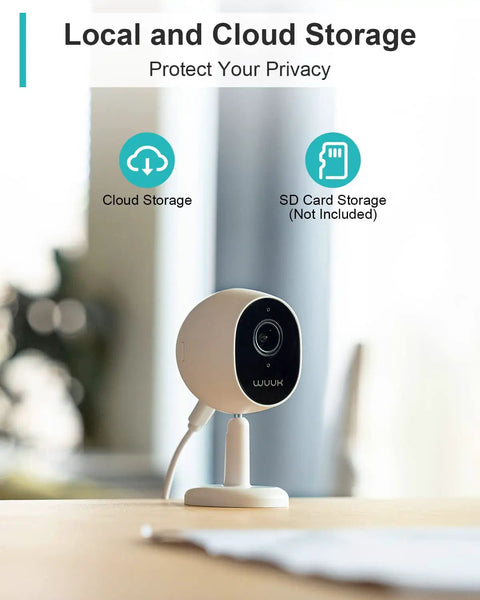 4MP Indoor Security Camera With Night Vision And 135 Degree Wide View Perfect For Pet And Baby Monitoring Motion And Human Detection