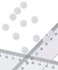 200 Pcs Microdermabrasion Cotton Filters Replacement 10 mm Universal Fit Diamond Dermabrasion Vacuum Filters with rulers
