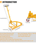 55 Gallon Drum Dolly With Swivel Wheels For Heavy Duty Drum Transport Haul Up To 1200 Lbs Like A Boss Durable Steel Construction Adjustable Ergonomic Handle From 28.94 To 38.4 Inches 360 Degree Steering For Smooth Moves, size chart
