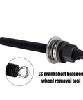 Harmonic Balancer Installer Tool For GM LS Engines 1997 To 2023 Gen 3 4 5 Crankshaft Pulley Install Kit with Thrust Bearing detail