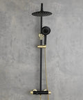 Chill Out With This Top Tier Wall Mounted Shower Set Featuring Adjustable Rain Head, Slick Handheld Wand, Rapid Fill Tub Spout, And Precise Honeycomb Foamer For Zero Stress Bathroom Upgrades.