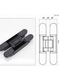 40Kg Adjustable Wood Door Hidden Hinges With 180 Degree Open Capability Silent Soft Close Hydraulic Buffer Invisible Hardware Built To Last