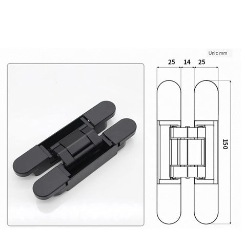 40Kg Adjustable Wood Door Hidden Hinges With 180 Degree Open Capability Silent Soft Close Hydraulic Buffer Invisible Hardware Built To Last