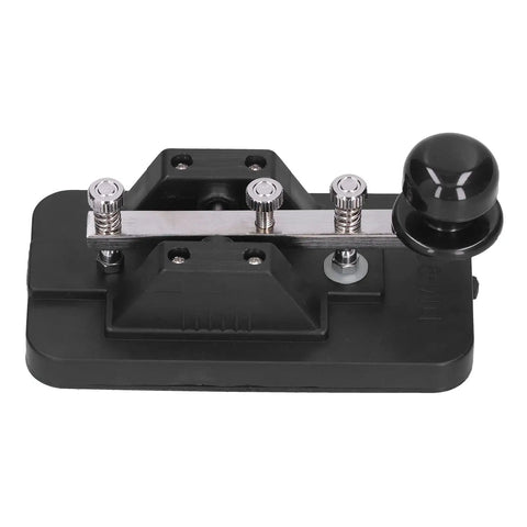Portable Morse Code Key And CW Practice Tool Telegraph Tapper With Buzzer for Beginners, premium ABS and iron build.