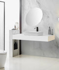 Modern bathroom with Vessel Sink Faucet Modern Waterfall In Oil Rubbed Bronze For Single Hole Install One Handle Vanity Bath Tap