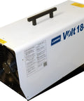 Compact Powerhouse Electric Forced Air Portable Heater With Adjustable Thermostat, heavy-duty design for quick warmth in garages.