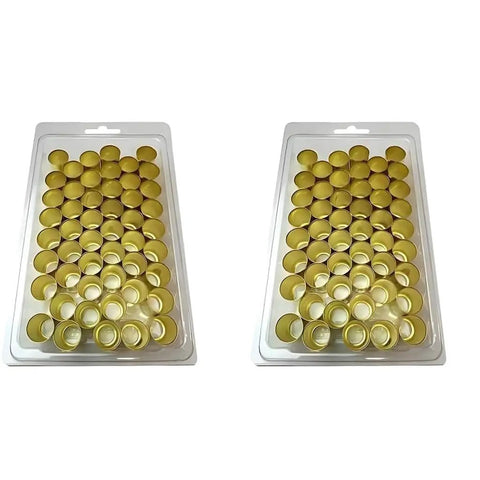 Two packs of brass ferrules for Heavy Duty H8 Hose Crimping Kit For Desk Or Portable Use With Five Die Sizes
