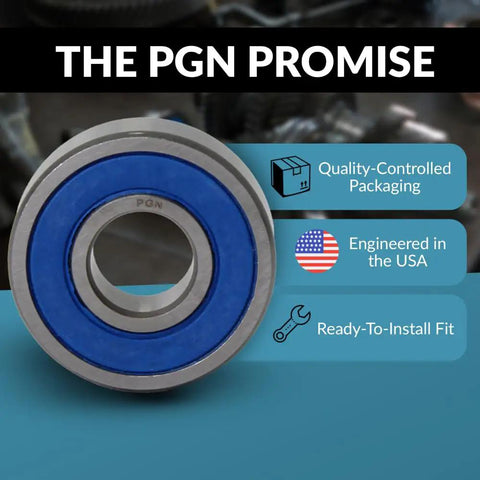 2 Pack 6002-2RS Bearing Set Tough Durable Lubricated Chrome Steel Sealed Ball Bearings 15x32x9mm With Rubber Seal And High RPM Support