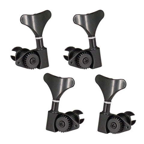 Level Up Your Rig With Premium Alloy Bass Guitar Tuner Machines And Precision Peg Keys Designed For Smooth Shifting And Lock Tight Performance In Rock Session Or Studio Setup With Reliable 14L14R Mounting For Quick Installation. Black alloy bass guitar tuner machines, 14L14R set