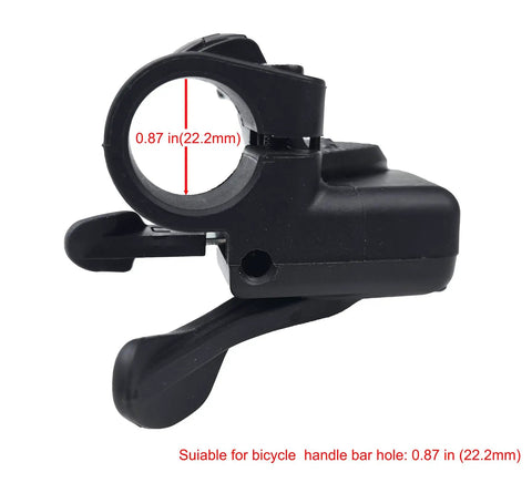 Left 3 Speed Thumb Shifter And Right 7 Speed Gear Shifter With Gear Indicator For 21 Speed Bicycles, handlebar hole 22.2mm