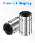Pro Grade LM6UU Linear Ball Bearing Set With 6mm Bore 12mm OD 19mm Length Four Pack Double Sided Rubber Sealed for CNC Machines and 3D Printers