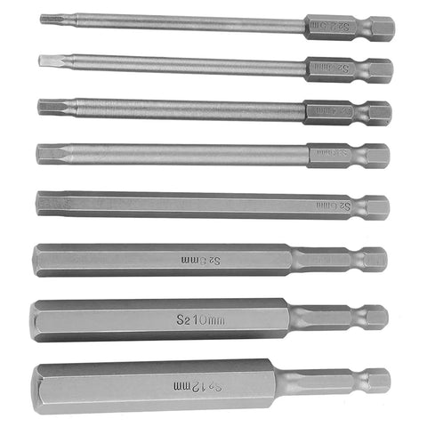 Check Out This Sick Mingzhe Hex Shank Bit Set For Electric Drills and Hand Tools That Rock With S2 Steel, Magnetic Heads And Huge Wear Resistance For All Your Tight Fix-It Jobs Today, H2.5-H12 bits