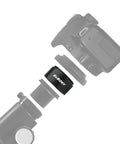 Exploded view of Dual Sided Extension Tube Kit M42x0.75 and T2 Threads for Astro Photography with camera and adapter