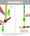 Assembly instructions for 36 Inch Heavy Duty Mattock With Dual Head Forged Heat Treated Steel Blades Fiberglass Handle