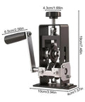 Heavy Duty Wire Stripper Machine For Copper Cable Scrap Recovery Quick Drill Mount Auto Stripping Tool with dimensions.