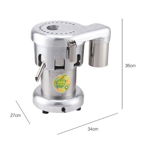 SDdPulse Commercial Juice Extractor, 370W Electric Centrifugal Juicer, Stainless Steel Press, 36cm height, efficient design.