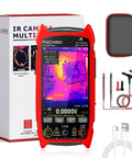 2 In 1 Thermal Imaging And Multimeter Camera With 256x192 Infrared Sensor, 3.5 Inch LCD, shown with accessories and packaging