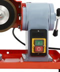 Circular Saw Blade Sharpener 370W Angle Mill Grinder With Water Cooling Tank precision controls and motor detail.