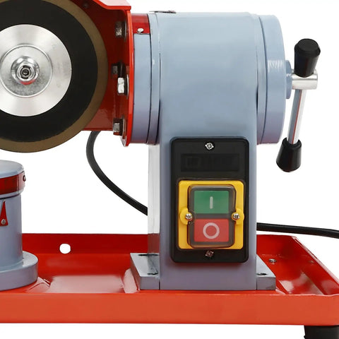 Circular Saw Blade Sharpener 370W Angle Mill Grinder With Water Cooling Tank precision controls and motor detail.