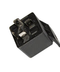 Close-up of Beefy 40 Amp SPDT 5 Pin Automotive Relay 12VDC Contactor Switch showing pins and housing.