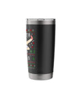 Christmas Glider Pilot Ugly Sweater Thermals Set With Soaring Stainless Steel Insulated Tumbler for aviation buffs