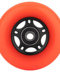 Orange Inline Skate Wheels Set 64mm 70mm 72mm 76mm 80mm 85A With ABEC-9 Bearings 8-Pack for Outdoor Indoor Rollerblades