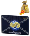 RFID Blocking Card 5 Pack Shield For Wallets And Purses Keeps Your Cash And Cards Safe With 13.56 MHz NFC Tech Blue
