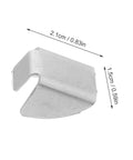 Heavy Duty Metal Shelf Clips For Office Cabinets And Bookshelves, size 2.1cm by 1.5cm, anti oxidation frame, secure fit
