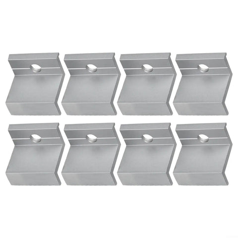 10 Pack Aluminum Solar Panel End Clamps Kit For PV Modules Z Bracket Mounting Clamps For 30 Mm To 45 Mm Frame Heights