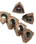 Heavy Duty Indexable Carbide Lathe Tool WCMT050308, triangular inserts, designed for CNC turning and milling steel or stainless.