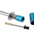 Beefy Glow Plug Igniter For Nitro RC Cars Planes Boats And More Durable Aluminum Glow Start Tool Portable Powered By AA Batteries Not Included Ideal For Buggy Monster Truck Helicopter Racing shown disassembled