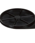 6-1/2 Inch Rubber Sink Stopper OEM Replacement Part For LRS Systems, view from above showing circular design