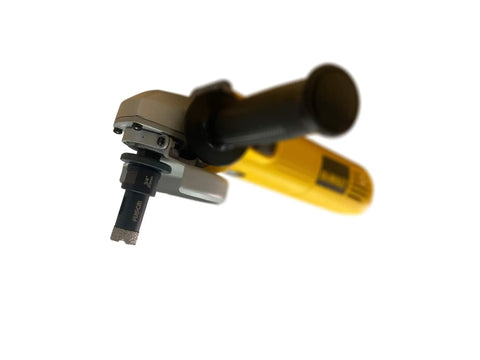 Pro Grade Vacuum Brazed Diamond Drill Bits Set For Porcelain Tile Granite Marble Stone Masonry 5/8-11 on a power drill