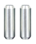 Bellhousing alignment dowel pins, 2 pcs, silver steel, front view