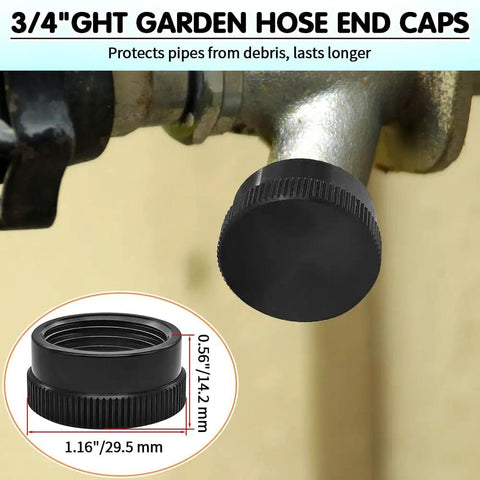 Outdoor Hose Bib Repair Kit With Vacuum Breaker UPC ASSE 1019-A, Fix Leaks Fast, No Fuss 3/4 Inch GHT Garden Hose End Cap
