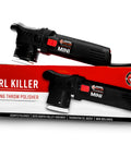 Swirl Killer 12mm Orbital Polisher Pro Grade For Car Paint Correction And Scratch Removal Compact Buffing Tool displayed with box