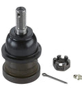 Front Lower Suspension Ball Joint Fits 1971 To 1974 Chevy C10 Pickup Blazer P10 Van And 1971 To 1974 GMC C15 C1500 Pickup Suburban P15 P1500 Van Plus 1971 To 1982 GMC Jimmy, black steel with castle nut and cotter pin