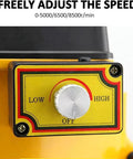 Speed control dial of DIY Small Vertical Electric Drill With Adjustable Stroke And Speed Copper Motor Precision Drilling Machine