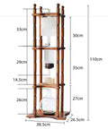 Heavy Duty 3 Liter Cold Brew Coffee Maker With Precision Stainless Drip Valve And Solid Wood Bracket Craft for iced coffee brewing.