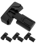 Kid Safe Refrigerator Locks 4 Pack No Tool Needed Quick Install Black ABS Material Keeps Little Hands Out Of Fridge And Cabinets