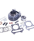 Big Bore Cylinder Kit For GY6 139QMB 139QMA Scooters Rebuild Kit Includes 50mm Piston Piston Ring Piston Pin Piston Pin Clip Gaskets