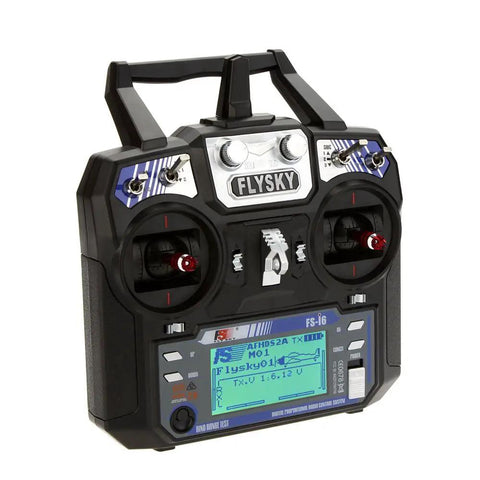 Flysky FS i6 AFHDS 2A 2.4GHz 6 Channel Radio Transmitter For RC Helicopter And Glider With FS iA6 Receiver Mode 2