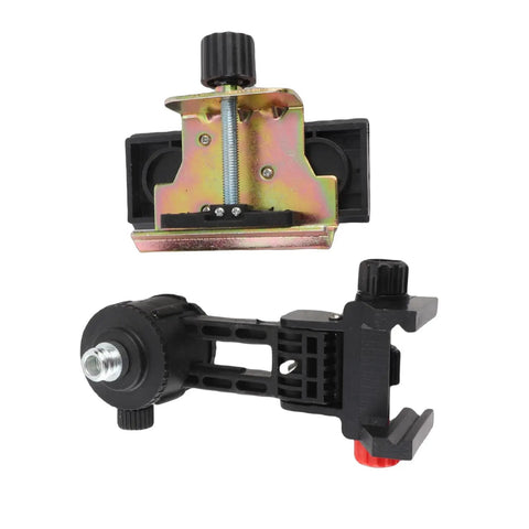 Pro Grade Fine Tuning Bracket Level Adapter L Shape Magnetic Pivoting Base Mount Pole 360 Degree Rotation