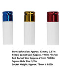 Grab This Sweet 3PC Wheel Lug Nut Socket Set With Thin Walls For 17mm 19mm And 21mm Rims Made From Tough Heat Treated Steel That Protects Your Polished Wheels While Chipping Loose Nuts Like A Boss. 3-piece thin-wall lug nut sockets, 17mm 19mm 21mm, heat-treated steel