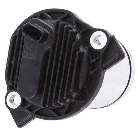Hella Durable Electric Oil Pump 1108202-00K Fits Tesla Model S X 3 Y 2016-2023 top view showing external gear type design.