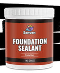Premium Top Shelf Rubber Silicone Foundation Sealant Black 35 Oz Tub on a contrasting background, showcasing sealant label.